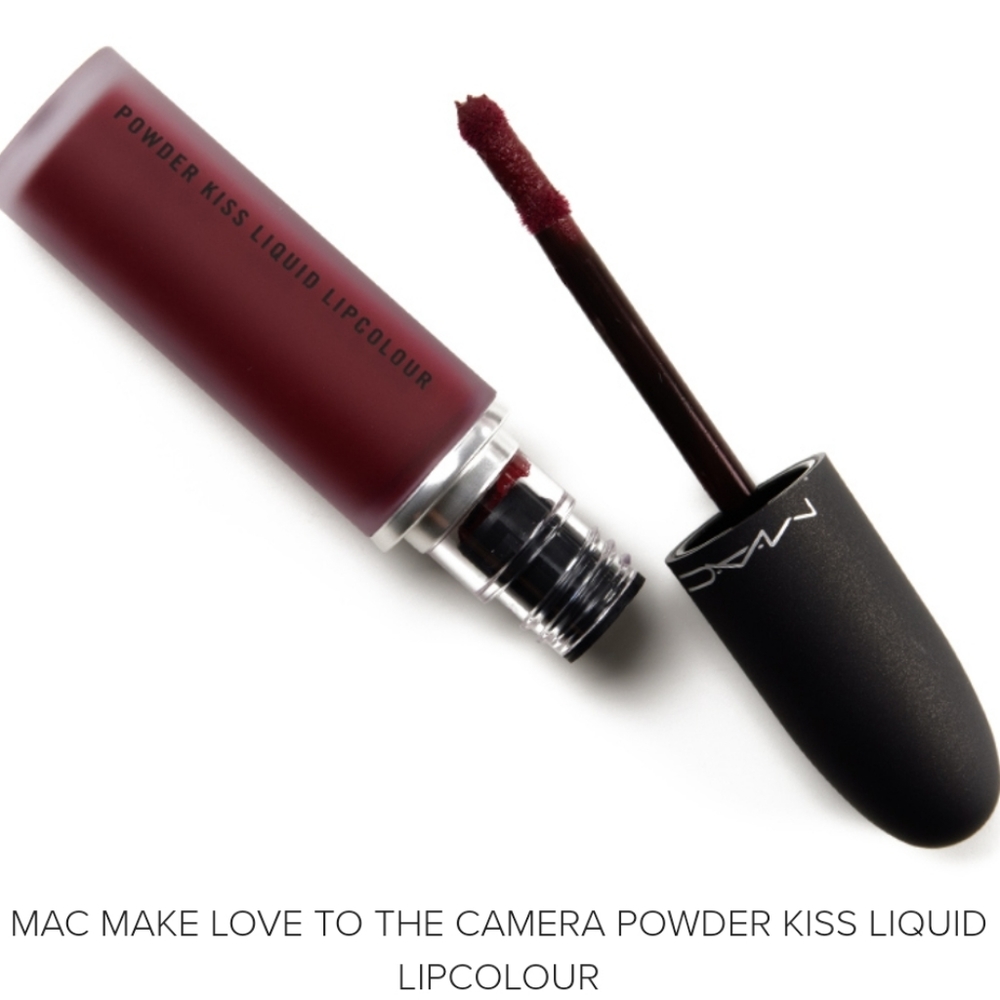 MAKE LOVE TO THE CAMERA Mac Cosmetics DISCONT. Powder Kiss Lip NWT
